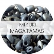 Miyuki 4x7mm Long Magatama Beads