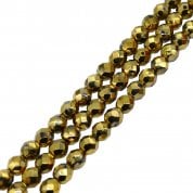 8mm Czech Faceted Round Beads