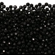 4mm Faceted Round Glass Beads