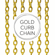 Gold Curb Chain