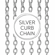 Silver Curb Chain