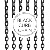 Black Curb Chain