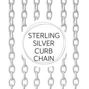 Sterling Silver Curb Chain