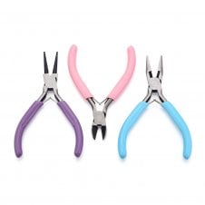 Economy 3 Piece Plier Set - Mix Colours