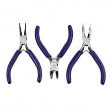 Economy 3 Piece Plier Set - Purple
