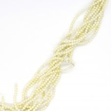 Ivory Jade Semi Precious Stones 4mm - 39cm String