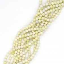 Ivory Jade Semi Precious Stones 8mm - 39cm String