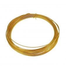 Jewellery Wire 0.6mm (22ga) Non-Tarnish - Gold Colour - 10m