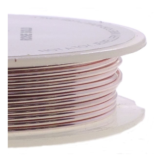 Jewellery Wire 0.6mm (22ga) Non-Tarnish - Rose Gold - 10m