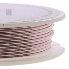 Jewellery Wire 0.6mm (22ga) Non-Tarnish - Rose Gold - 10m