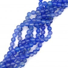 Lavender Agate Plain Round 8mm - 1 String (approx 48 beads)