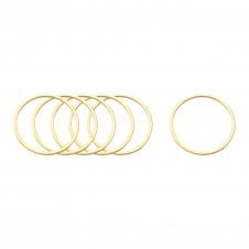 Linking Ring 20mm - 304 Stainless Steel - Golden - 5pcs