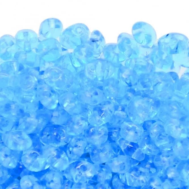 Matubo SuperDuo Czech Beads 2.5x5mm - Aquamarine - 10g
