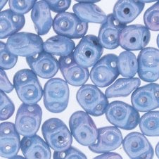 Matubo SuperDuo Czech Beads 2.5x5mm - Blue Luster - 10g