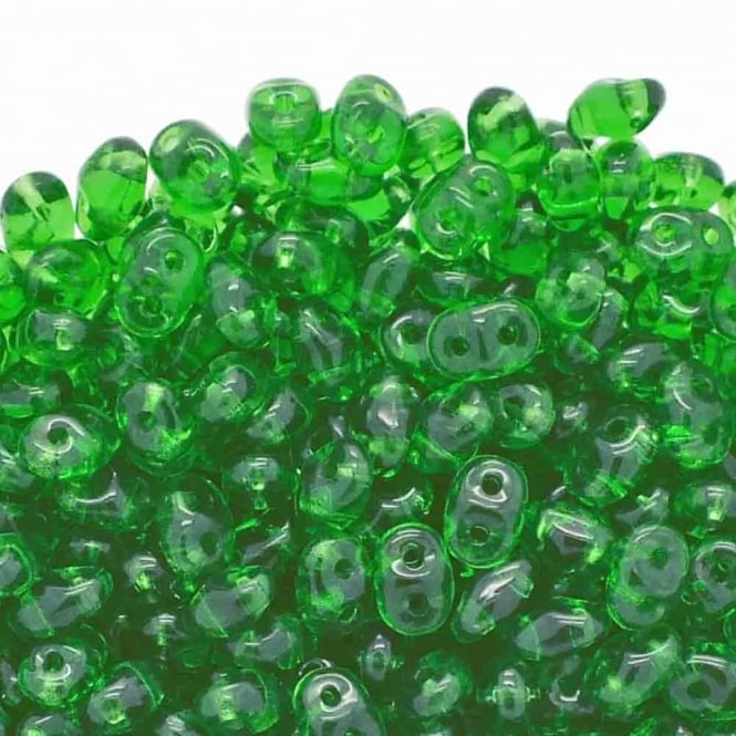 Matubo SuperDuo Czech Beads 2.5x5mm - Chrysolite - 10g