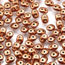 Matubo SuperDuo Czech Beads 2.5x5mm - Crystal Bronze Copper - 10g