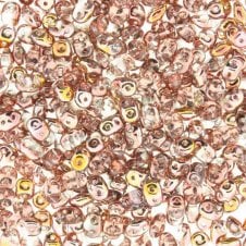 Matubo SuperDuo Czech Beads 2.5x5mm - Crystal Capri Gold - 10g