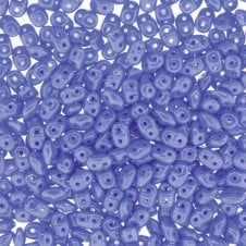 Matubo SuperDuo Czech Beads 2.5x5mm - Opaque Blue - 10g