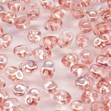 Matubo SuperDuo Czech Beads 2.5x5mm - Rosaline AB - 10g