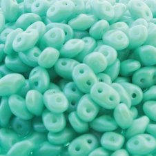 Matubo SuperDuo Czech Beads 2.5x5mm - Tropical Mint - 10g