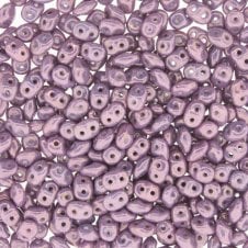 Matubo SuperDuo Czech Beads 2.5x5mm - Vega On Chalk - 10g