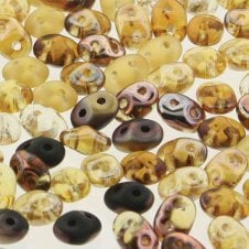 Matubo SuperDuo Czech Beads 2.5x5mm - Wild Honey - 10g