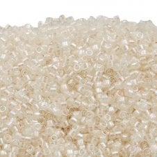 Miyuki 11/0 Delica Seed Bead - Off White AB (DB052) - 5g
