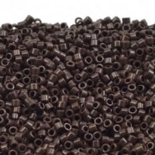 Miyuki 11/0 Delica Seed Bead - Opaque Chocolate Brown (DB734) - 5g