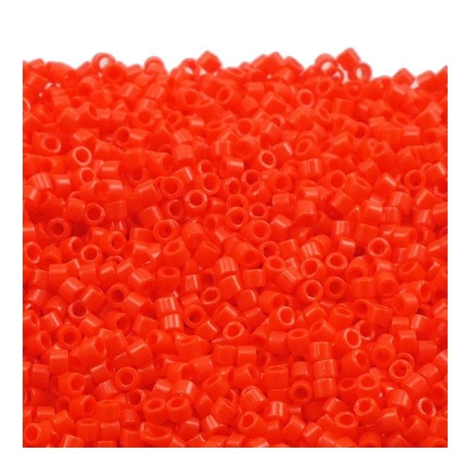  11/0 Delica Seed Bead - Opaque Light Siam (DB727) - 5g