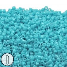 Miyuki 11/0 Delica Seed Bead - Opaque Turquoise Green (DB658) - 5g