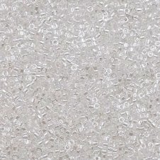 Miyuki 11/0 Delica Seed Beads - Crystal Luster (DB050) - 5g