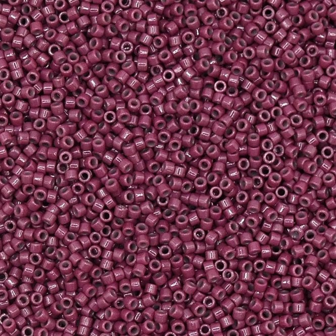  11/0 Delica Seed Beads - Duracoat Grape Purple (DB2355) - 5g