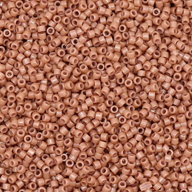  11/0 Delica Seed Beads - Duracoat Opaque Beige (DB2105) - 5g
