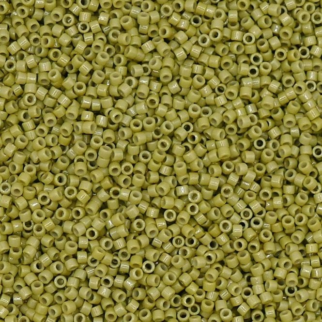  11/0 Delica Seed Beads - Duracoat Opaque Cactus (DB2124) - 5g