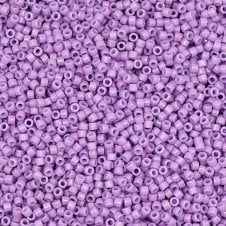 Miyuki 11/0 Delica Seed Beads - Duracoat Opaque Crocus (DB2136) - 5g