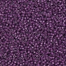 Miyuki 11/0 Delica Seed Beads - Duracoat Opaque Dark Purple (DB2360) - 5g