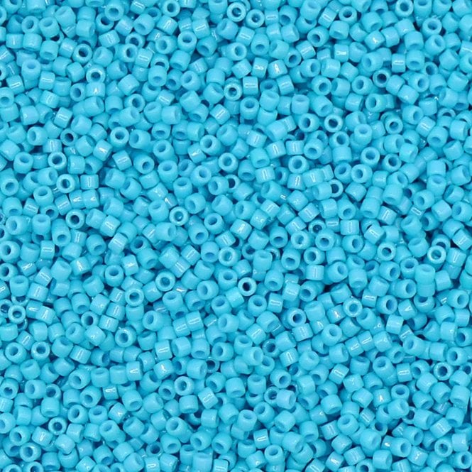  11/0 Delica Seed Beads - Duracoat Opaque Nile Blue (DB2128) - 5g
