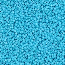 Miyuki 11/0 Delica Seed Beads - Duracoat Opaque Nile Blue (DB2128) - 5g