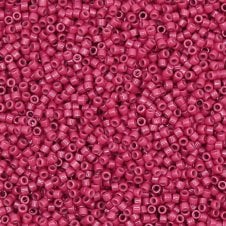 Miyuki 11/0 Delica Seed Beads - Duracoat Opaque Raspberry (DB2353) - 5g