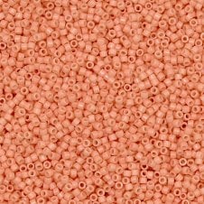 Miyuki 11/0 Delica Seed Beads - Duracoat Opaque Tea Rose (DB2111) - 5g