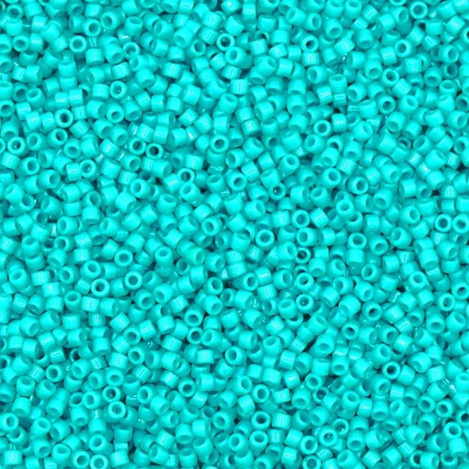  11/0 Delica Seed Beads - Duracoat Opaque Underwater Blue (DB2130) - 5g