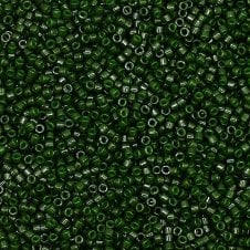 Miyuki 11/0 Delica Seed Beads - Dyed Opaque Forest Green (DB663) - 5g