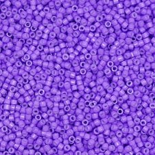 Miyuki 11/0 Delica Seed Beads - Dyed Opaque Red/Violet (DB1379) - 5g