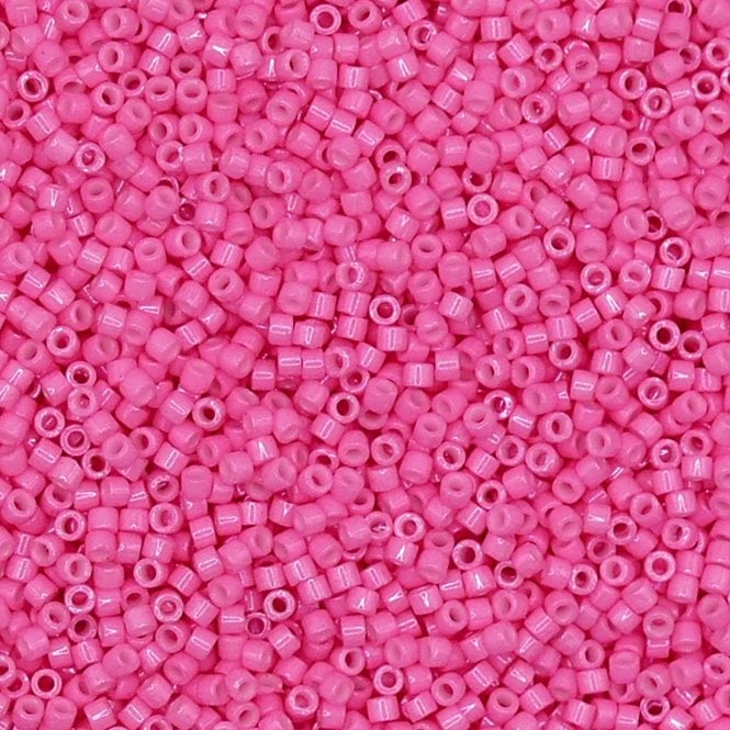  11/0 Delica Seed Beads - Dyed Opaque Rose (DB1371) - 5g