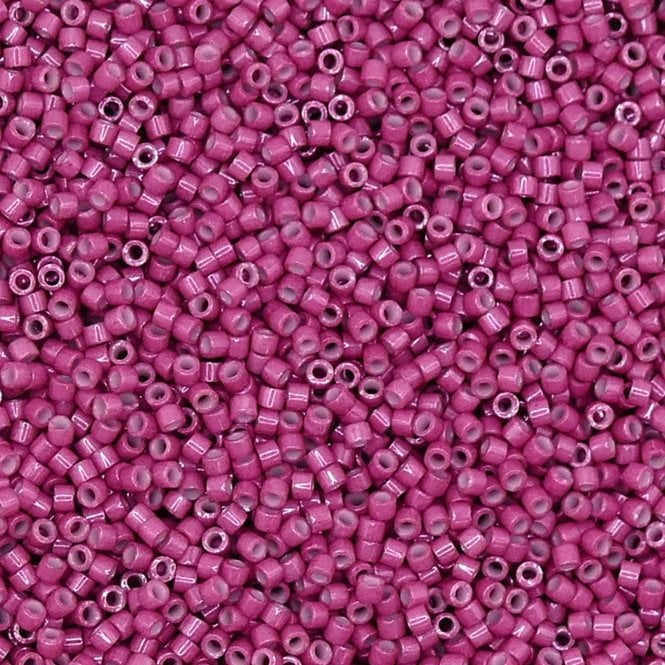  11/0 Delica Seed Beads - Dyed Opaque Wine (DB1376) - 5g
