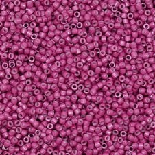 Miyuki 11/0 Delica Seed Beads - Dyed Opaque Wine (DB1376) - 5g