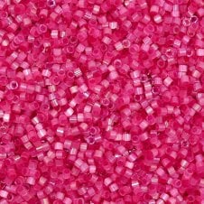 Miyuki 11/0 Delica Seed Beads - Dyed Rose Silk Satin (DB1807) - 5g