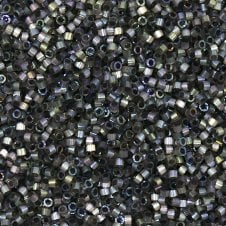 Miyuki 11/0 Delica Seed Beads - Dyed Rustic Grey Silk Satin (DB1818) - 5g