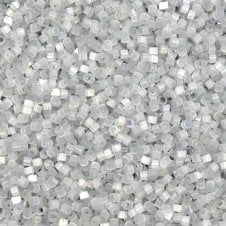 Miyuki 11/0 Delica Seed Beads - Dyed Shadow Gray Silk/Satin (DB1816) - 5g