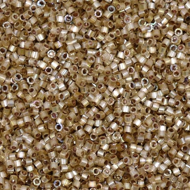  11/0 Delica Seed Beads - Dyed Smoky Quartz Silk Satin (DB680) - 5g